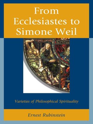 cover image of From Ecclesiastes to Simone Weil